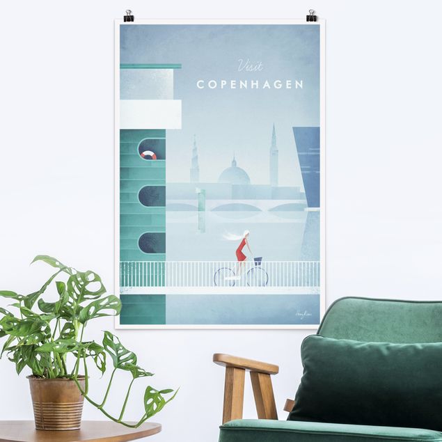Poster Illustration Reiseposter - Kopenhagen