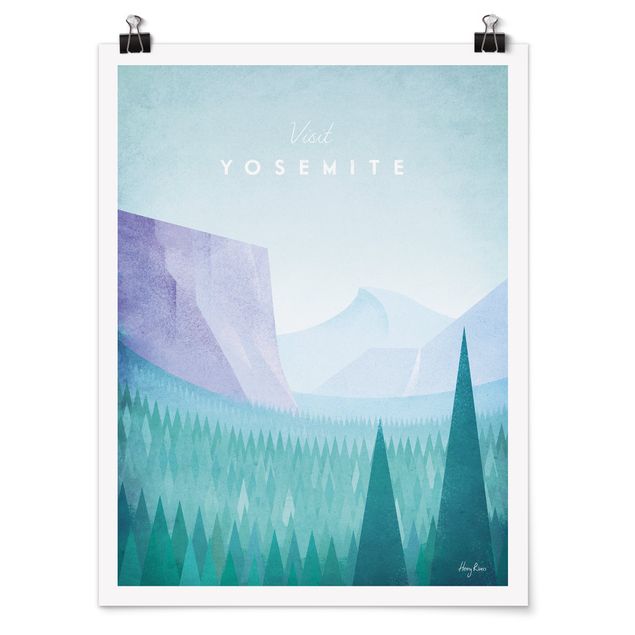 Vintage Poster Reiseposter - Yosemite Park