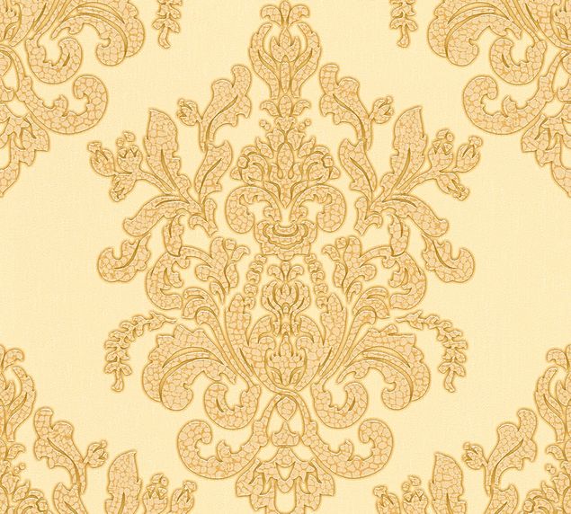 Tapete A.S. Création Hermitage 10 in Beige Gelb Metallic - 341434