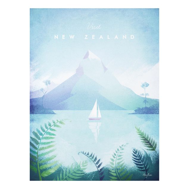 Henry Rivers Bilder Reiseposter - Neuseeland