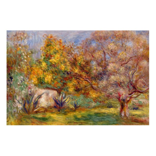 Bilder Impressionismus Auguste Renoir - Garten mit Olivenbäumen