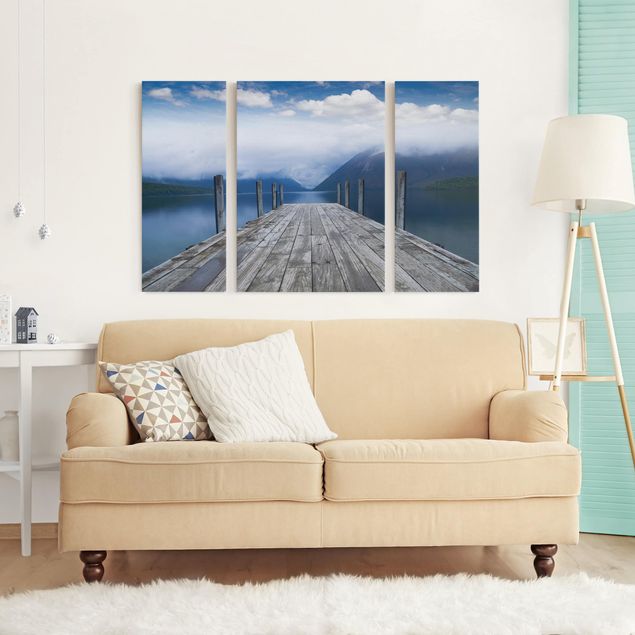Leinwandbilder Wohnzimmer modern Nelson Lakes National Park Neuseeland
