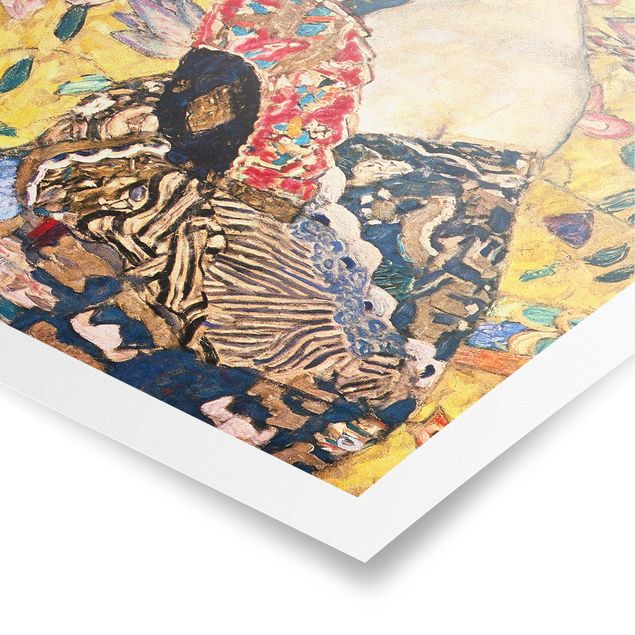 Poster kaufen Gustav Klimt - Dame mit Fächer