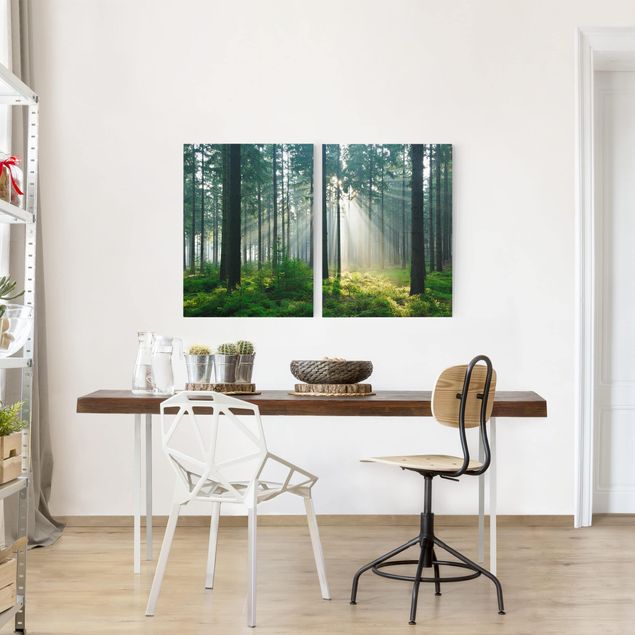 Wandbilder Baum Enlightened Forest
