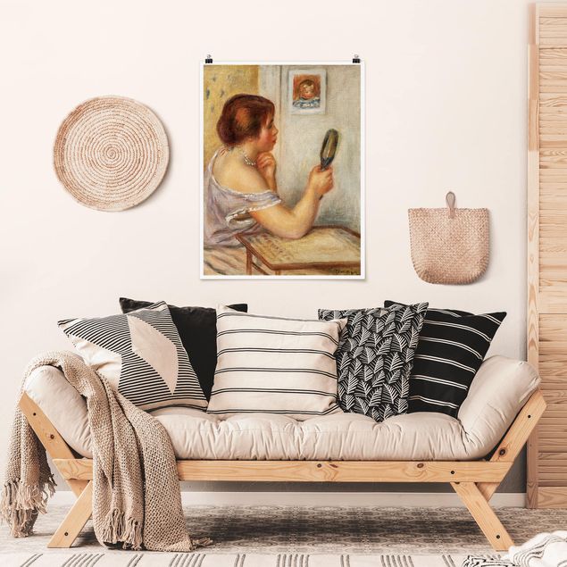 Poster Kunstdruck Auguste Renoir - Gabrielle mit Spiegel