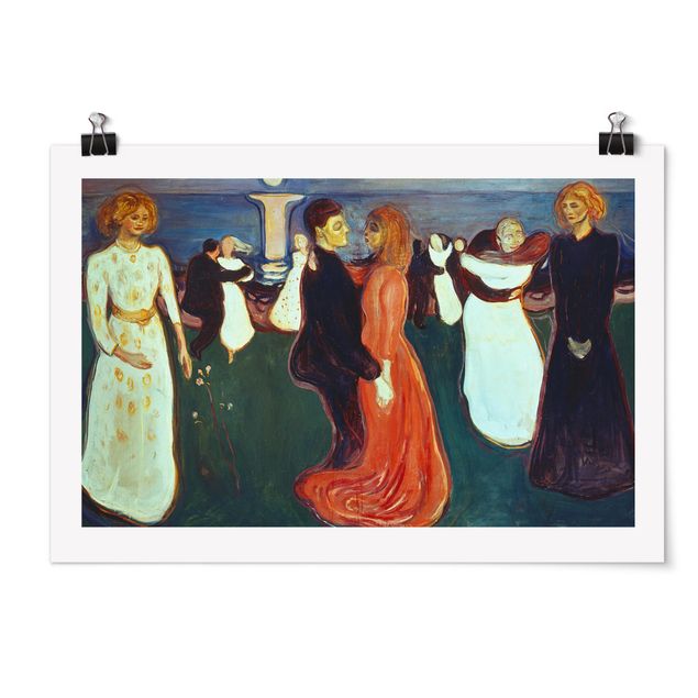 Poster - Edvard Munch - Der Tanz des Lebens - Querformat 2:3