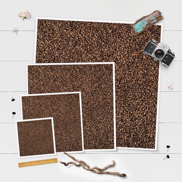 Poster - Sea of Coffee - Quadrat 1:1