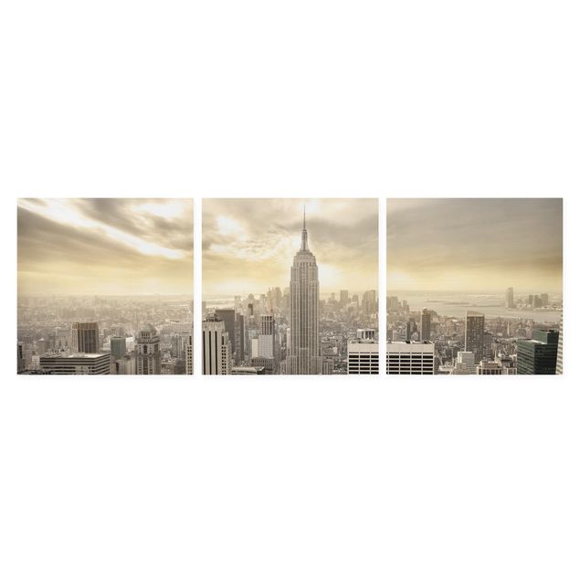 Schöne Leinwandbilder Manhattan Dawn