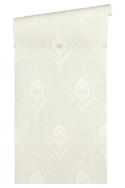 Tapeten Muster Architects Paper Absolutely Chic in Metallic Grau Beige - 369711