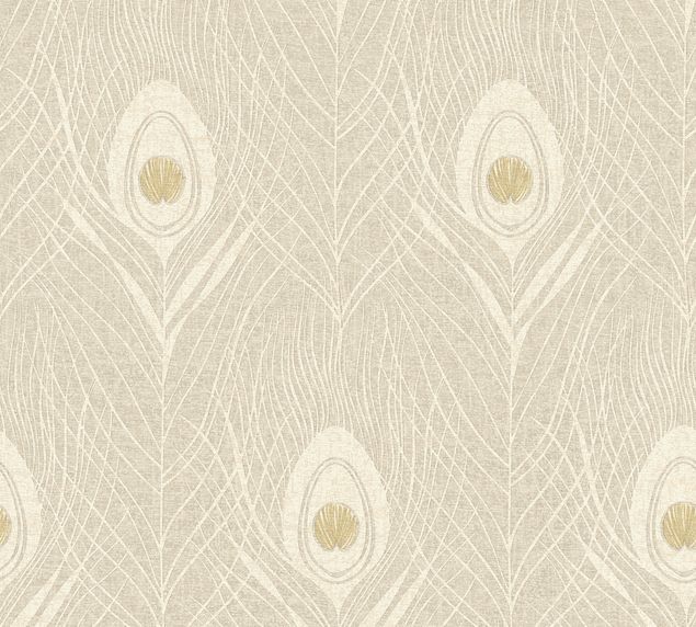 Tapete Architects Paper Absolutely Chic in Beige Grau Metallic - 369717