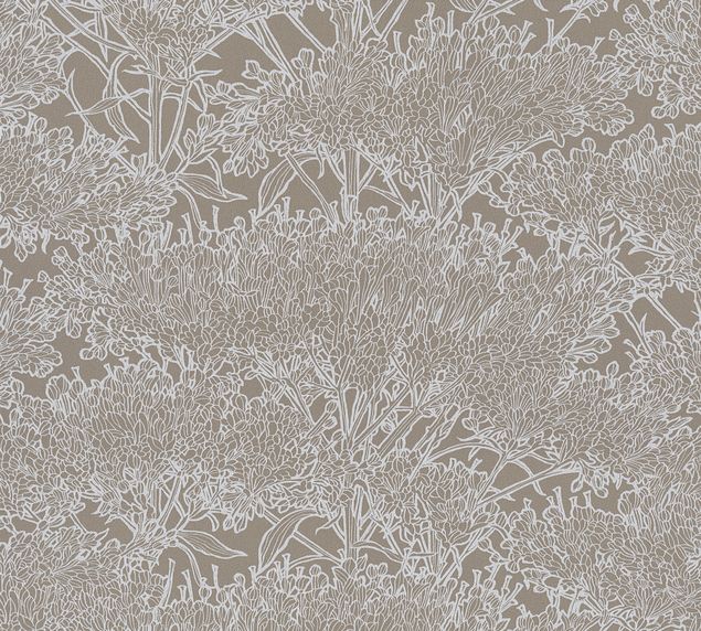 Tapeten Architects Paper Absolutely Chic in Metallic Grau - 369721