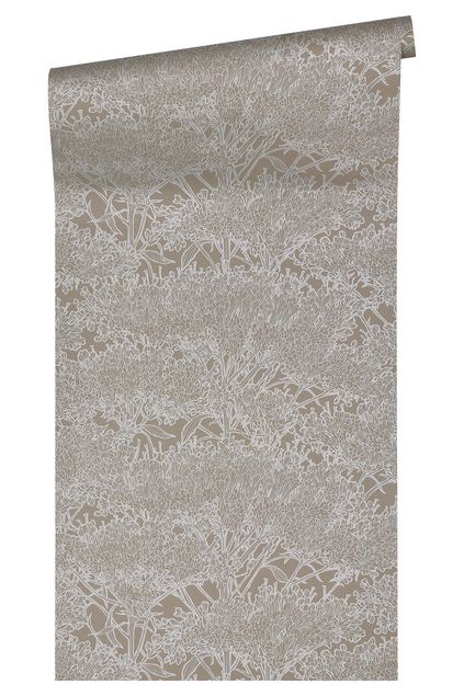 Tapeten Muster Architects Paper Absolutely Chic in Metallic Grau - 369721