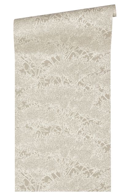 Tapeten Muster Architects Paper Absolutely Chic in Metallic Grau Beige - 369724