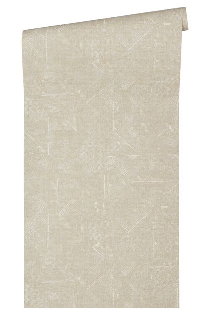 Mustertapete Architects Paper Absolutely Chic in Metallic Grau Beige - 369746