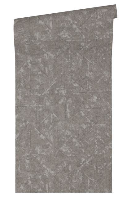 Tapeten Muster Architects Paper Absolutely Chic in Metallic Grau - 369749