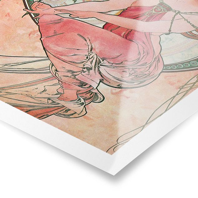 Poster kaufen Alfons Mucha - Vier Künste - Die Malerei