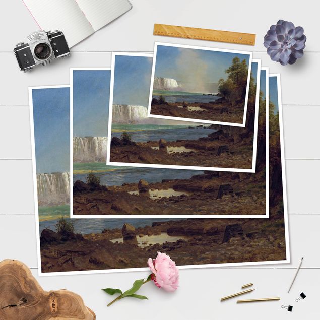 Poster - Albert Bierstadt - Niagarafälle - Querformat 3:4