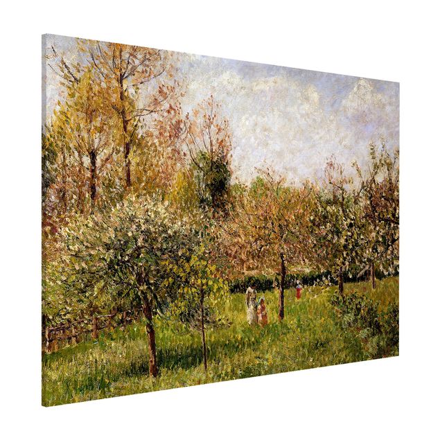 Kunstdrucke Impressionismus Camille Pissarro - Frühling in Eragny