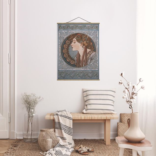 Bilder für die Wand Alfons Mucha - Helena