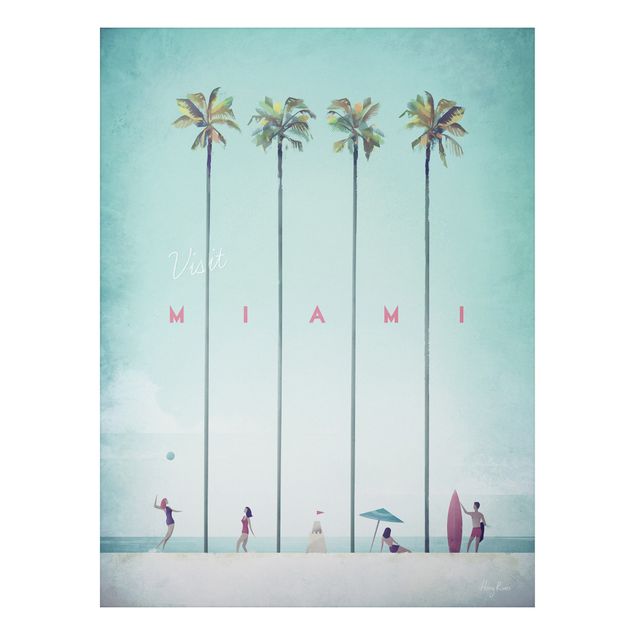 Schöne Wandbilder Reiseposter - Miami