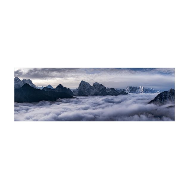 Teppich blau Wolkenmeer im Himalaya