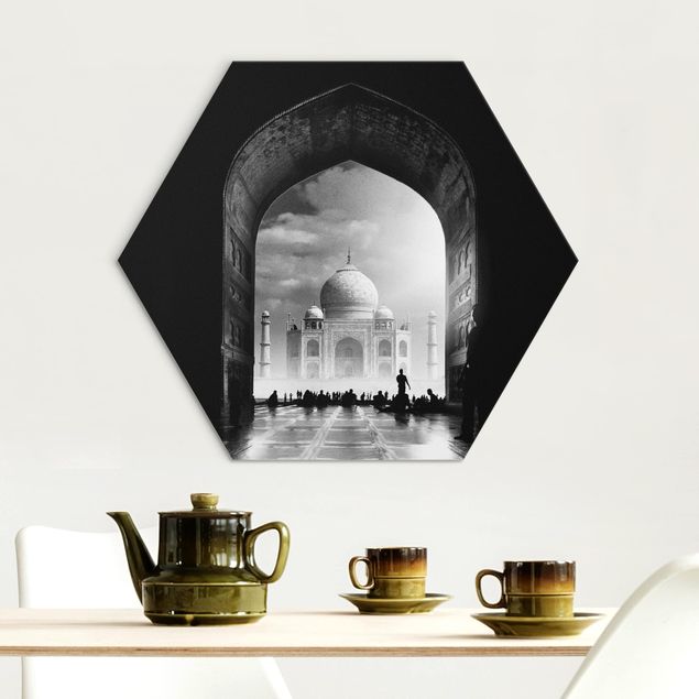 Alu Dibond Bilder Das Tor zum Taj Mahal