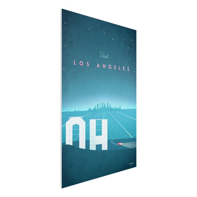 Bilder auf Hartschaumplatte Reiseposter - Los Angeles