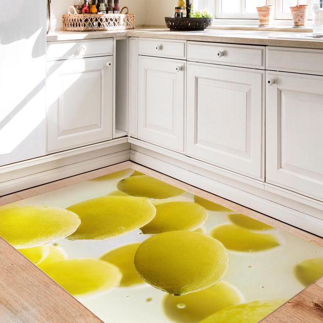 Teppiche Zitronen im Wasser