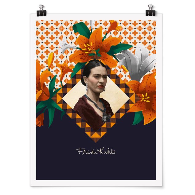Bilder für die Wand Frida Kahlo - Lilien
