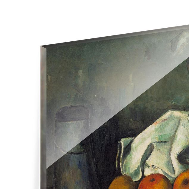 Kunstkopie Paul Cézanne - Milchkanne und Äpfel