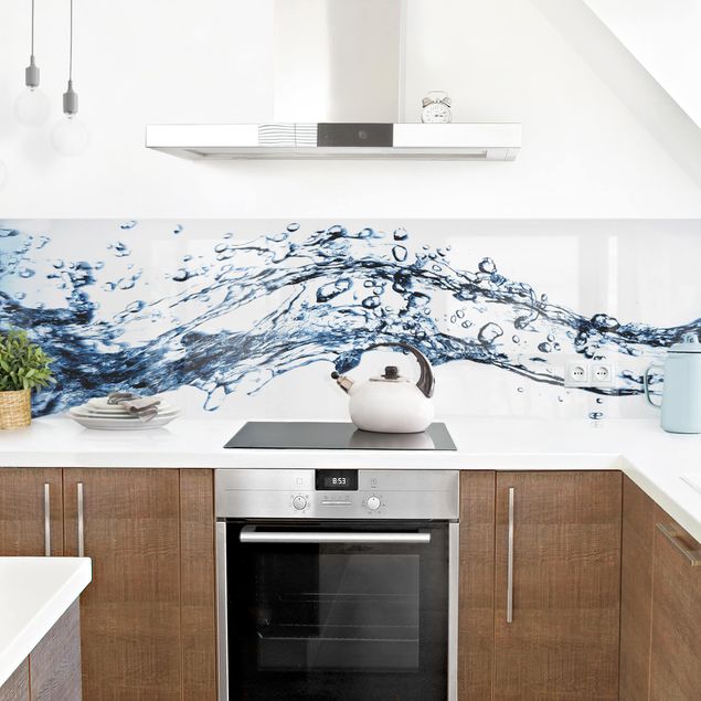 Küchenrückwand Muster Water Splash
