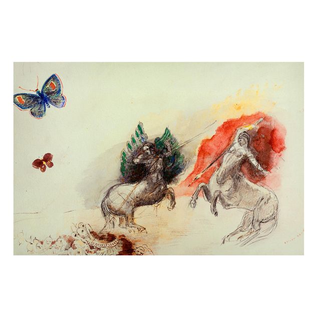 Wandbilder Tiere Odilon Redon - Schlacht der Kentauren