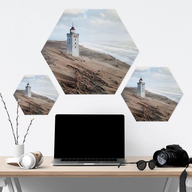 Hexagon Bild Forex - Leuchtturm in Dänemark
