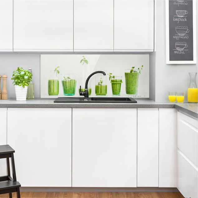 Küchenspritzschutz Grüne Smoothie Kollektion