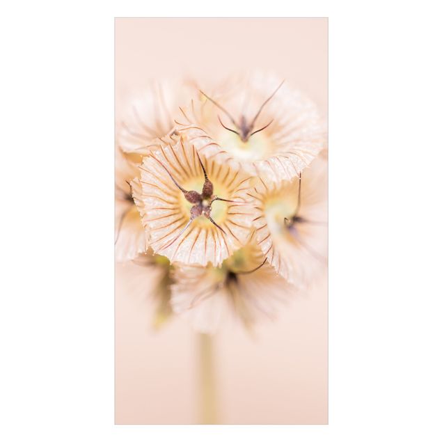 Duschrückwand - Pastellfarbener Blütenstrauß II
