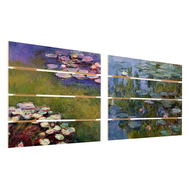 Kunstdrucke Claude Monet - Seerosen Set