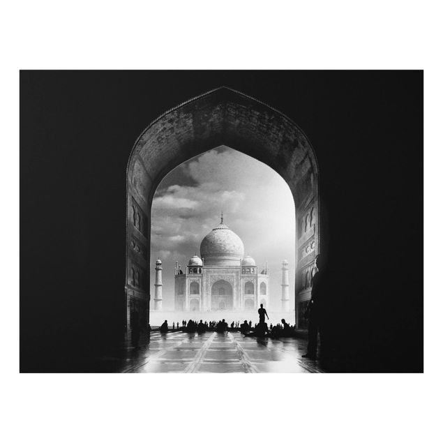 Glas Spritzschutz - Das Tor zum Taj Mahal - Querformat - 4:3