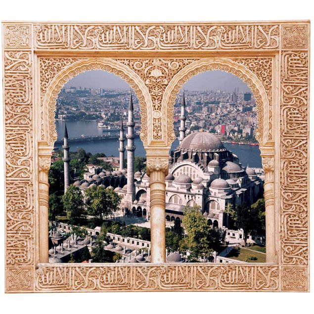 3D Wandtattoo Verziertes Fenster Moschee Istanbul