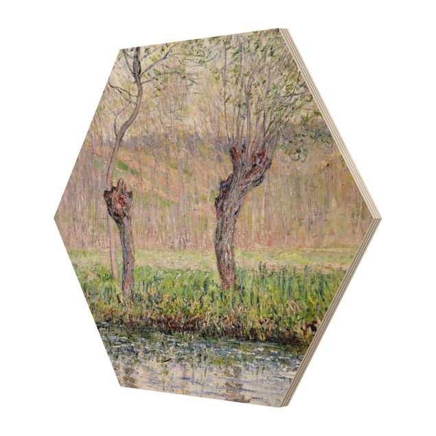 Kunstdrucke Claude Monet - Weidenbäume Frühling