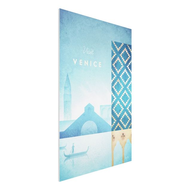 Foto auf Hartschaumplatte Reiseposter - Venedig