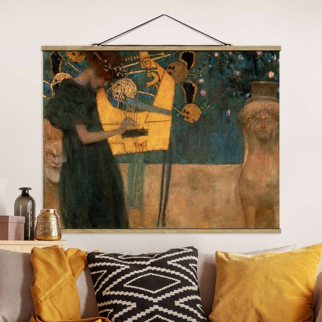 Art Deco Bilder Gustav Klimt - Die Musik