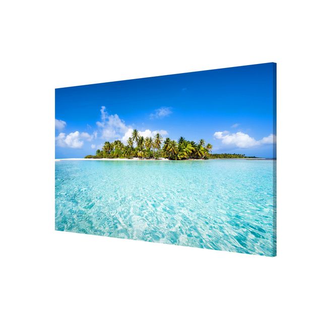 Magnettafel Strand Crystal Clear Water