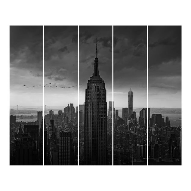 Schiebegardinen Set 6-teilig New York Rockefeller View
