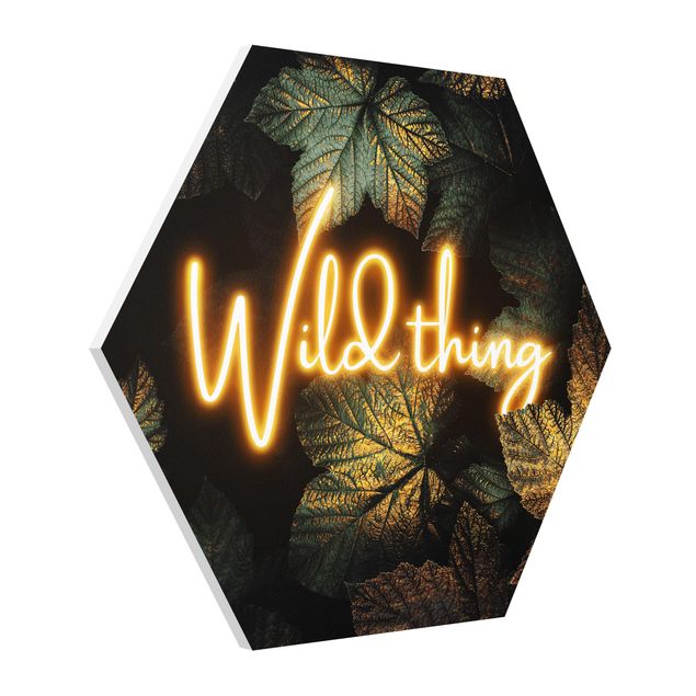 Hexagon Bild Forex - Wild Thing goldene Blätter