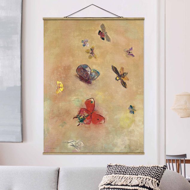 Wandbilder Tiere Odilon Redon - Bunte Schmetterlinge