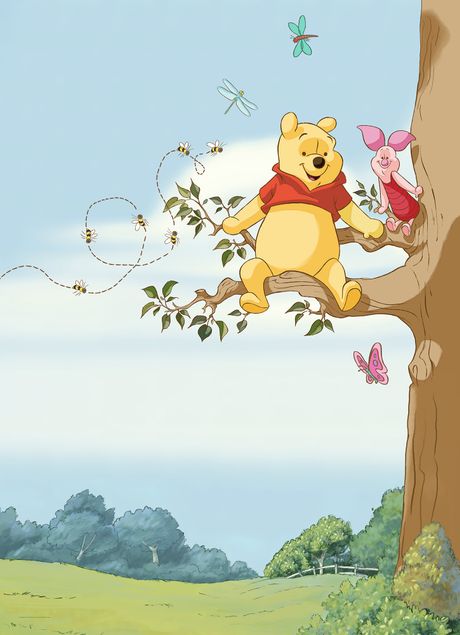 Fototapete - Winnie Pooh Tree