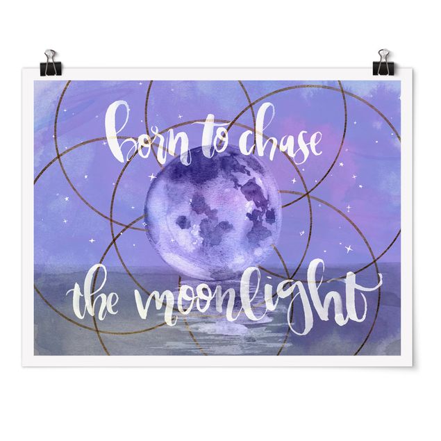 Poster bestellen Mond-Kind - Moonlight