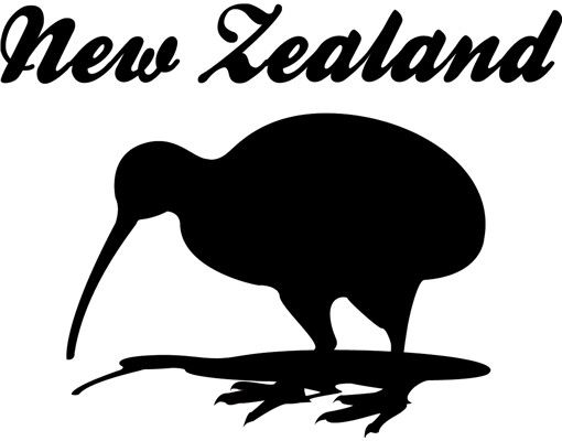 Tier Wandtattoo No.JS38 New Zealand Kiwi