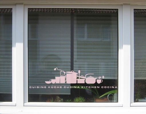 Fensterfolien No.UL926 Küchensilhouette