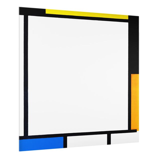 Spritzschutz Glas magnetisch Piet Mondrian - Komposition II